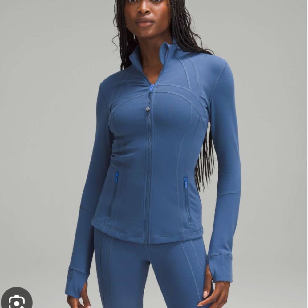 lululemon athletica Blue Full-Zip Utility Jacket